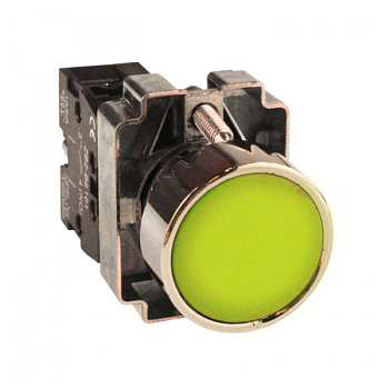 EKF PROxima Кнопка BA51 желтая NO