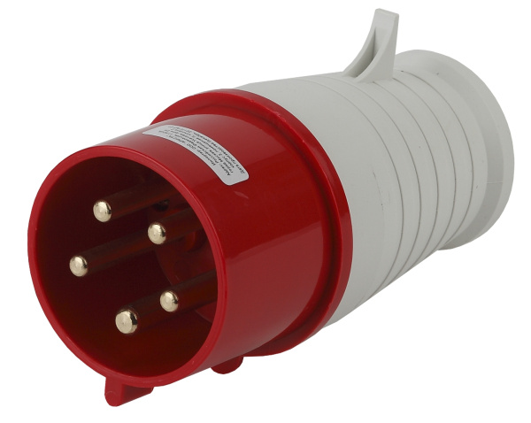 ЭРА V-32-3P-PE-N-IP44 Вилка переносная 025 3Р+РЕ+N 32А 380В