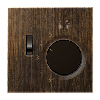 JUNG LS 990 Antik Накладка регулятора теплого пола (мех. FTR231U) MEFTR231PLAT