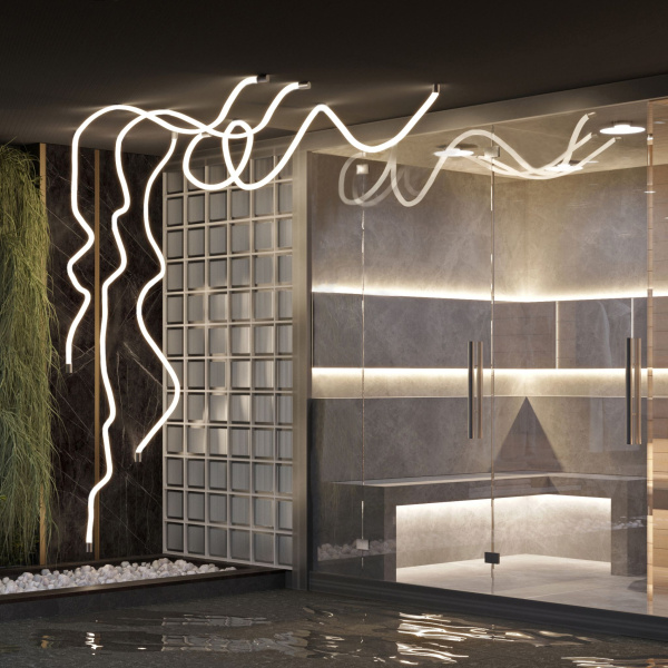 Купить Arlight Лента герметичная MOONLIGHT-TOP-A336-D25mm 24V Day4000 360deg (14.4 W/m, IP65, 2835, 5m, wire x2) ( Прямой вывод кабеля) 036273