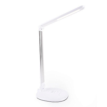 Ambrella Светодиодная настольная лампа с беспроводной зарядкой DE524 SL серебро LED 3000-6400K 7W