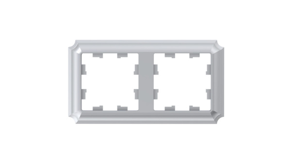 Systeme Electric AtlasDesign Antique Алюминий Рамка 2-ая, универсальная