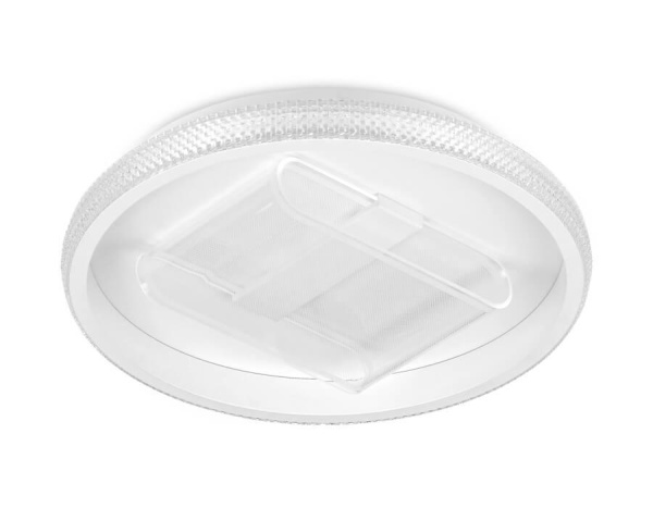 Купить Ambrella Потолочный светодиодный светильник с пультом FA600 WH белый 66W D470*90 (ПДУ РАДИО 2.4)