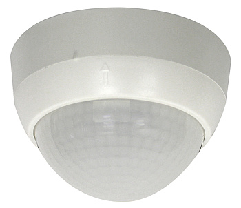 BEG Белый Датчик присутствия потолочный 360°, диаметр действия 24м., накладной монтаж, IP20 92580