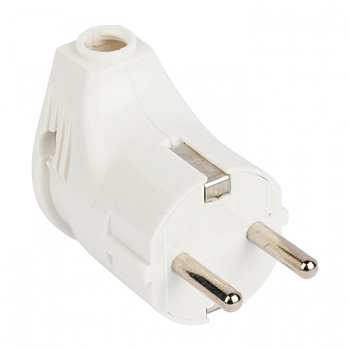 EKF PROxima Вилка угловая с/з бел. 16А 250В