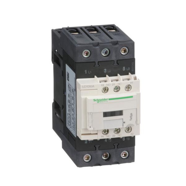 SE Contactors D Контактор 3P Everlink AC3 440В 50A катушка управления 120В AC 50/60Гц (LC1D50AG7TQ)