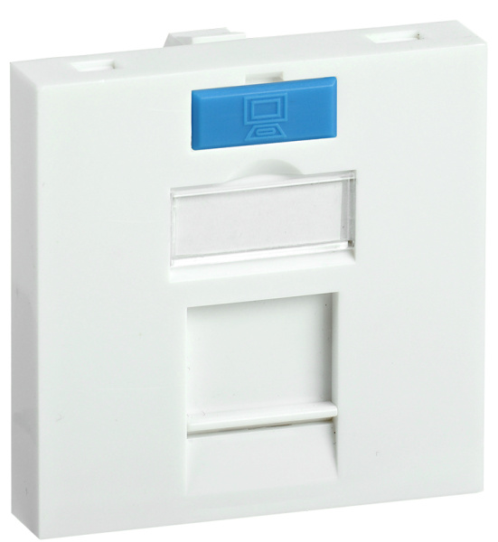 IEK ITK Вставка 45х45мм для 1 мод. Keystone Jack с маркером CS6-12M