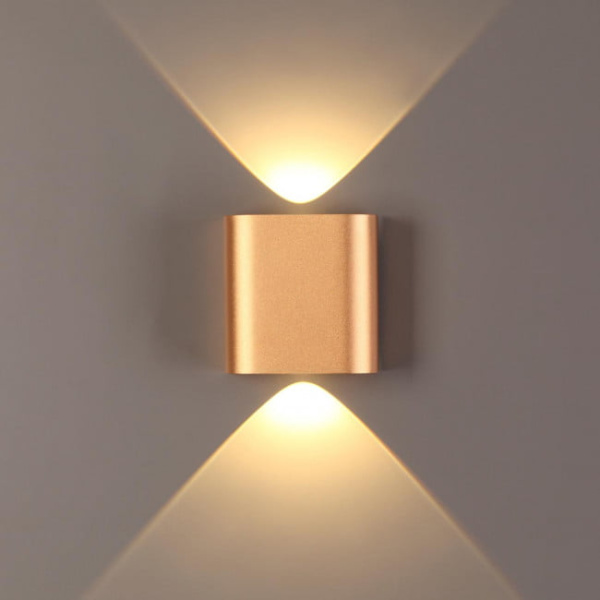 Odeon Light 4212/2WL HIGHTECH ODL21 золот/металл Настенный светильник IP20 LED 2W 241Лм 3000K MAGNUM