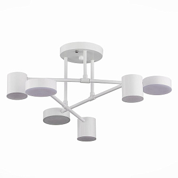 Kink Light 07649-6A,01 Люстра Мекли белый d85 h45 Led 3*6W+3*8W (4000K)