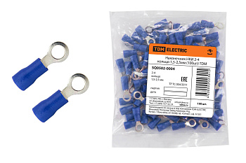 TDM Наконечник НКИ 2-4 кольцо 1,5-2,5мм (100шт) SQ0502-0004