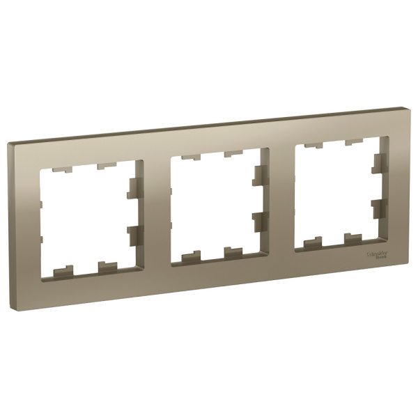 Systeme Electric AtlasDesign Шампань Рамка 3-ая, универсальная