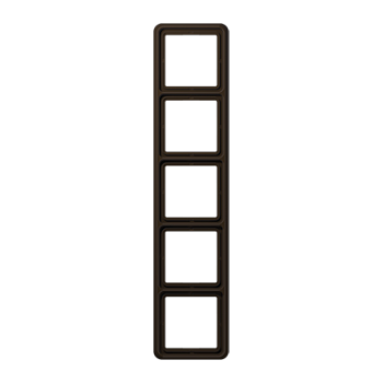 JUNG CD Коричневая Рамка 5-ая ударопрочная CD585WUBR