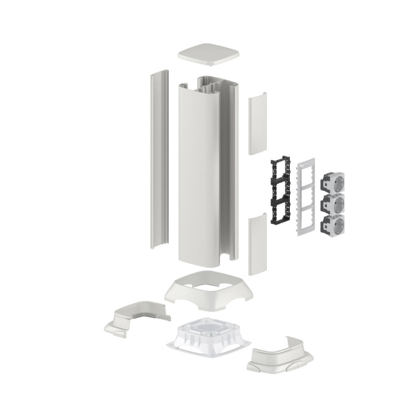 Купить DKC Алюминиевая колонна 0.5 м, цвет светло-серебристый металлик