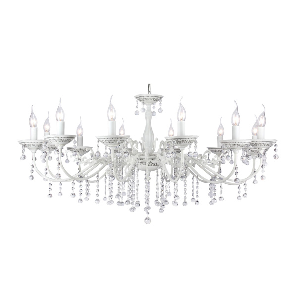Maytoni Elegant Bellona Белый Люстра 12xE14 60W ARM386-12-W Купить Maytoni Elegant Bellona Белый Люстра 12xE14 60W ARM386-12-W