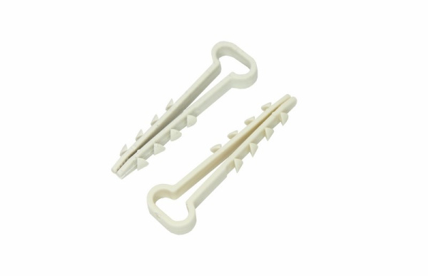 PROconnect Дюбель-хомут нейлоновый прямоугольный 5-10 мм, белый, упаковка 100 шт. 07-4611