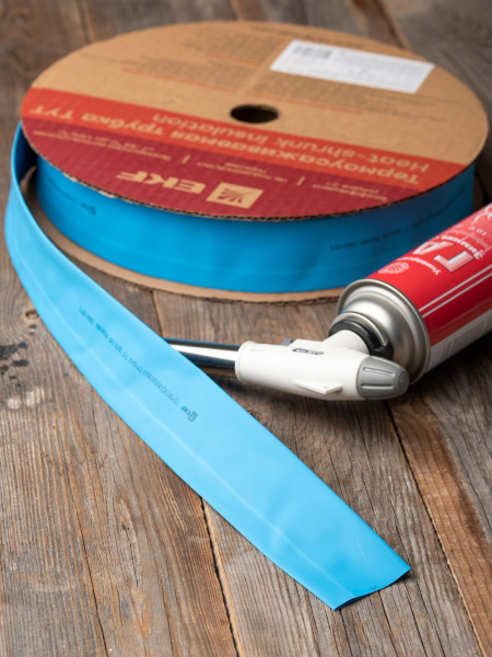 Купить EKF PROxima Термоусаживаемая трубка ТУТ нг 30/15 синяя рулон