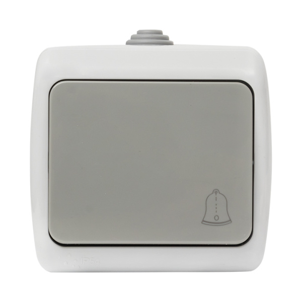 Купить EKF PROxima Мурманск Кнопка звонка 1-клавишная 10А IP54 серая