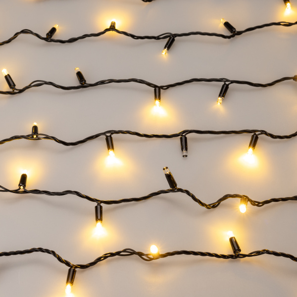 Купить Arlight Светодиодная гирлянда ARD-STRING-CLASSIC-1000-BLACK-100LED-PULSE Warm (230V, 7W) (Ardecoled, IP65) 031649