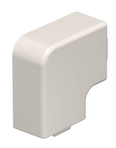 OBO Bettermann Угол плоский кабель-канала WDK 25x40 мм, ПВХ кремовый RAL9001 6161243