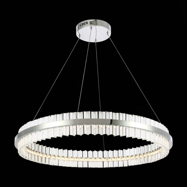 ST Luce SL383.123.01 Светильник подвесной Хром/Прозрачный LED 1*60W Купить ST Luce SL383.123.01 Светильник подвесной Хром/Прозрачный LED 1*60W
