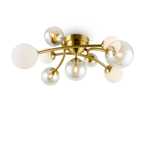 Купить Freya Modern Bethany Латунь Потолочный светильник FR5116CL-09BS