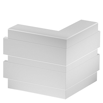 OBO Bettermann Угол внешний кабель-канала Rapid 45-2 нерегулируемый 53x165 мм, ПВХ, светло-серый RAL7035 6113412