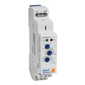 КЭАЗ Реле времени OptiRel D TMR-DONS-1T-240U-2 пуска звезда-треугольник 16А 2СО 12-230АС/DC