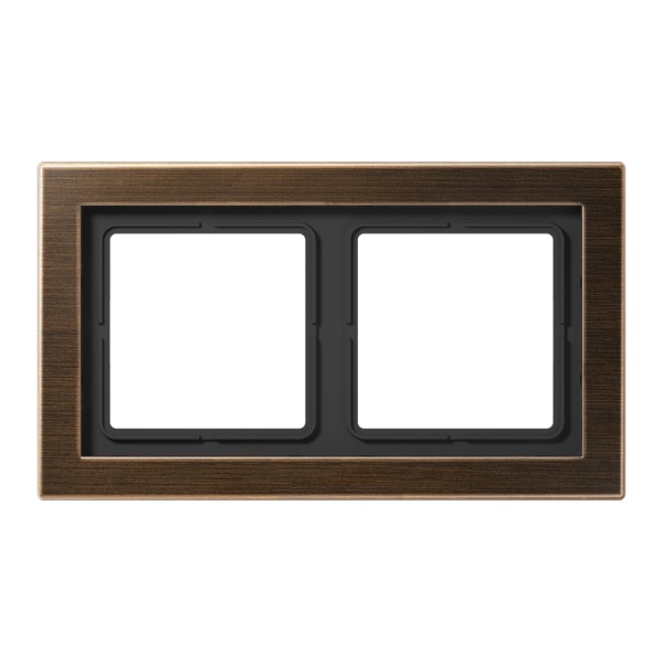 JUNG 2-постовая рамка, British standart BS2182MEAT