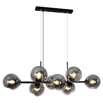 Lussole LOFT Линейно-Подвесной светильник металл черный LSP-8709