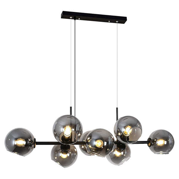 Lussole LOFT Линейно-Подвесной светильник металл черный LSP-8709