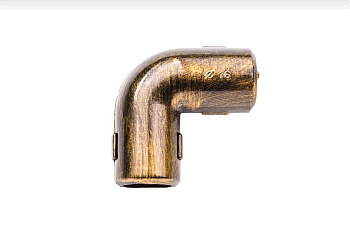 BIRONI Пластик Медный век Угол соедин. для труб 90 град. D16 5шт/уп BTU1-16-16-5