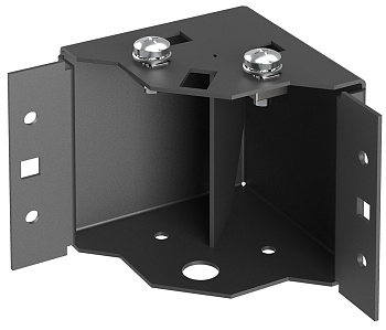 IEK ZPAS ITK Уголок цоколя h=100мм черный (4шт/комплект) ZP-BC05-B0-01