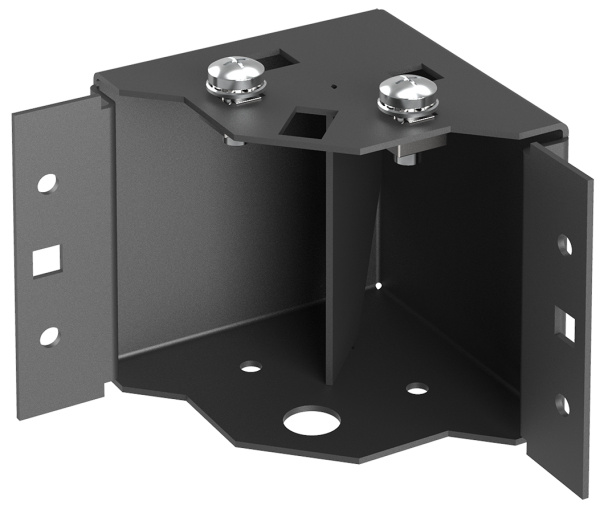 IEK ZPAS ITK Уголок цоколя h=100мм черный (4шт/комплект) ZP-BC05-B0-01