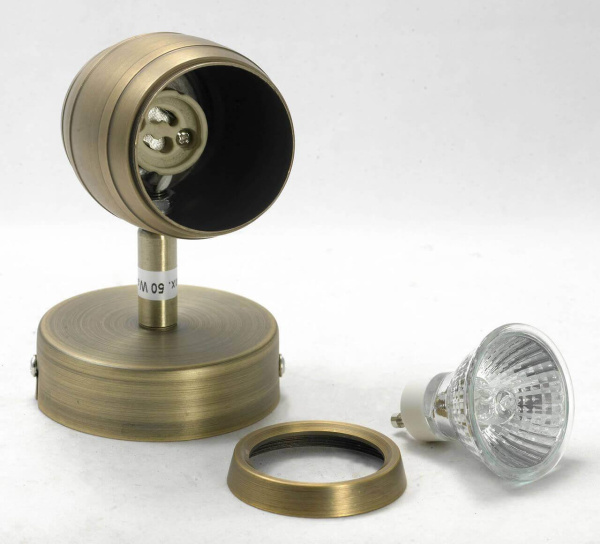 Купить Lussole LGO Металл Бронзовый /  Металл Светильник настенный GU10 50W LSP-9566