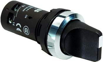 ABB C2SS1-30B-02 Переключатель позиционный черный 2НЗ (45 градус ов) с фиксацией 1SFA619200R3056