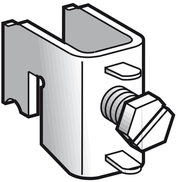 Купить SE Клеммы для плоских шин 5мм,1P, 400А, под кабель 16-70 мм LA9ZX01287
