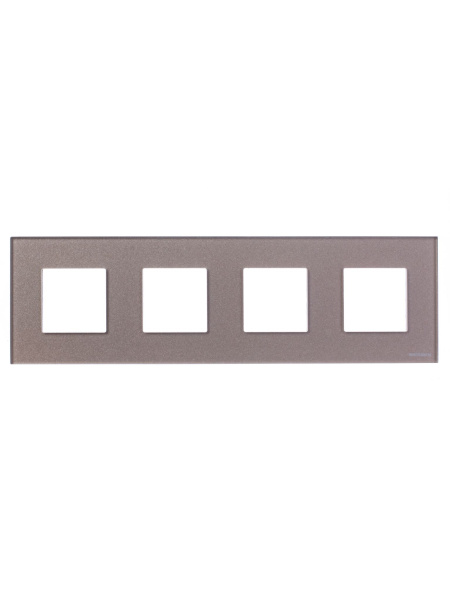 Купить ABB NIE Zenit Стекло Брызги шампанского Рамка 4-я 2+2+2+2 мод 2CLA227400N3901