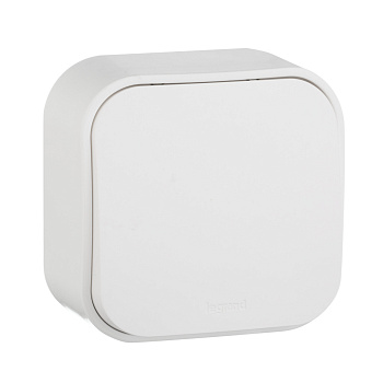 Legrand Quteo Белый Кнопка 1-клавишная 6А 782205