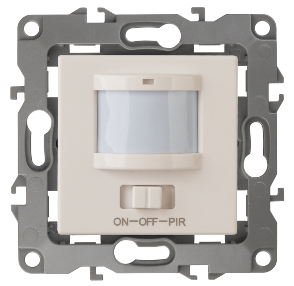 ЭРА 12-4104-02 Датчик движения 3-проводной, 180-240В, 400Вт, IP20, 12, Слоновая кость