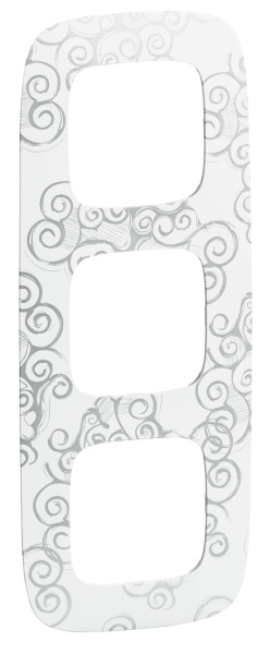 Купить Legrand Valena ALLURE Нарцисс хром Рамка 3-ая 754343