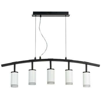 Lightstar LR7353650 Люстра RULLO 5х50W GU10 ЧЕРНЫЙ/БЕЛЫЙ (571735+214436-5+202430-5), шт