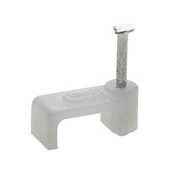 Tech-Krep Скоба для кабеля плоская Б12 мм (50 шт) - пакет 103661