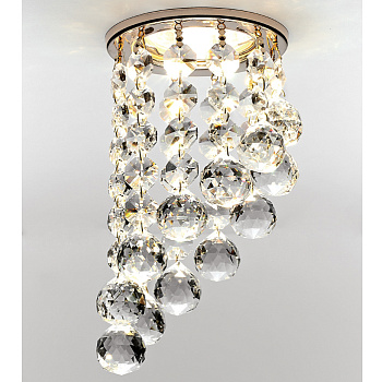 Ambrella Светильник K205C CL/ G MR16 золото/прозрачный K205C (CL/G)