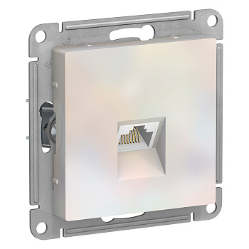 Systeme Electric AtlasDesign Жемчуг Розетка компьютерная RJ45, кат. 6A, механизм