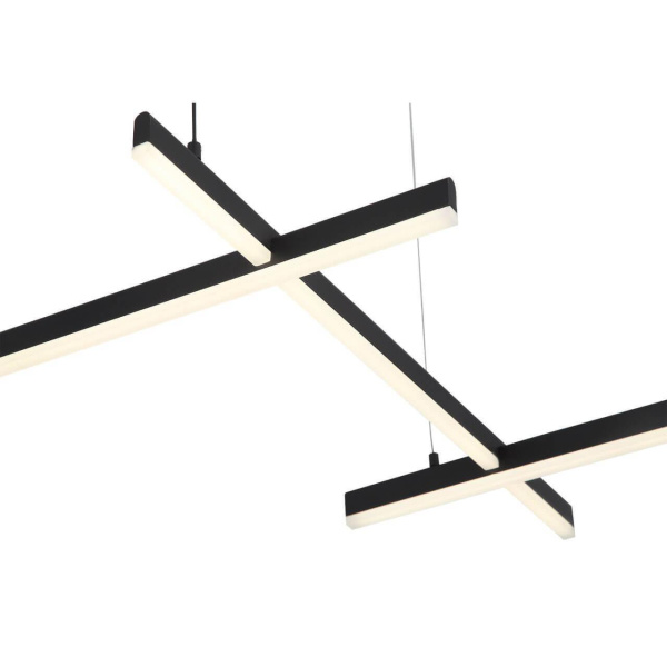 Купить ST LUCE SL394.403.06 Люстра подвесная  Черный/Белый LED 6*14W