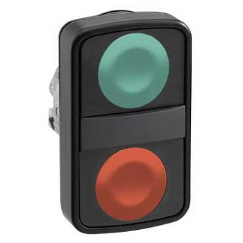 SE XB4 Головка кнопки двойная без маркировки Ч ZB4BA73407