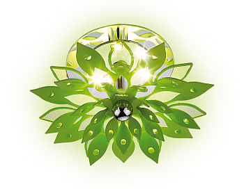 Ambrella Встраиваемый потолочный светодиодный светильник S100 GR салатовый 3W 4200K LED S100 GR 3W 4200