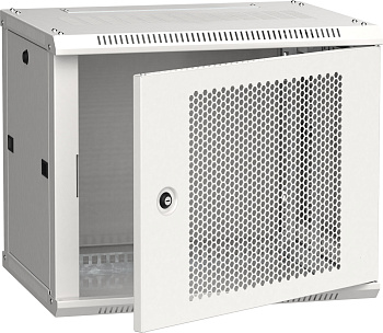 IEK LINEA W ITK Шкаф LINEA W 9U 600x450 мм дверь, перфорированная, RAL7035 LWR3-09U64-PF
