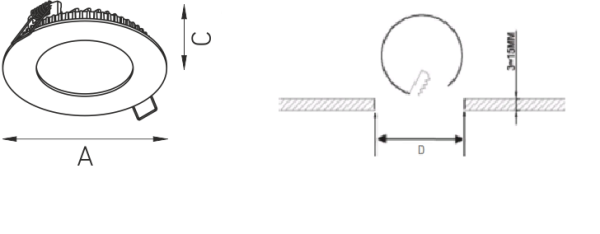 Купить СТ ACQUA C 06 WH 3000K
