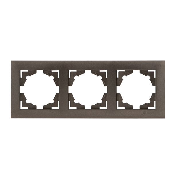 Купить EKF PROxima Валенсия Рамка 3-местная графит